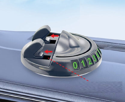 360° Dönebilen Yapışkanlı Numaratörlü Araç Telefon Tutucu (5643)
