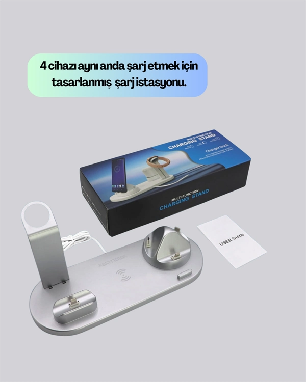 360° Döner Bağlantı Noktalı Kaymaz Taban Akıllı Şarj Teknolojisiyle Donatılmış Geniş Uyumluluk