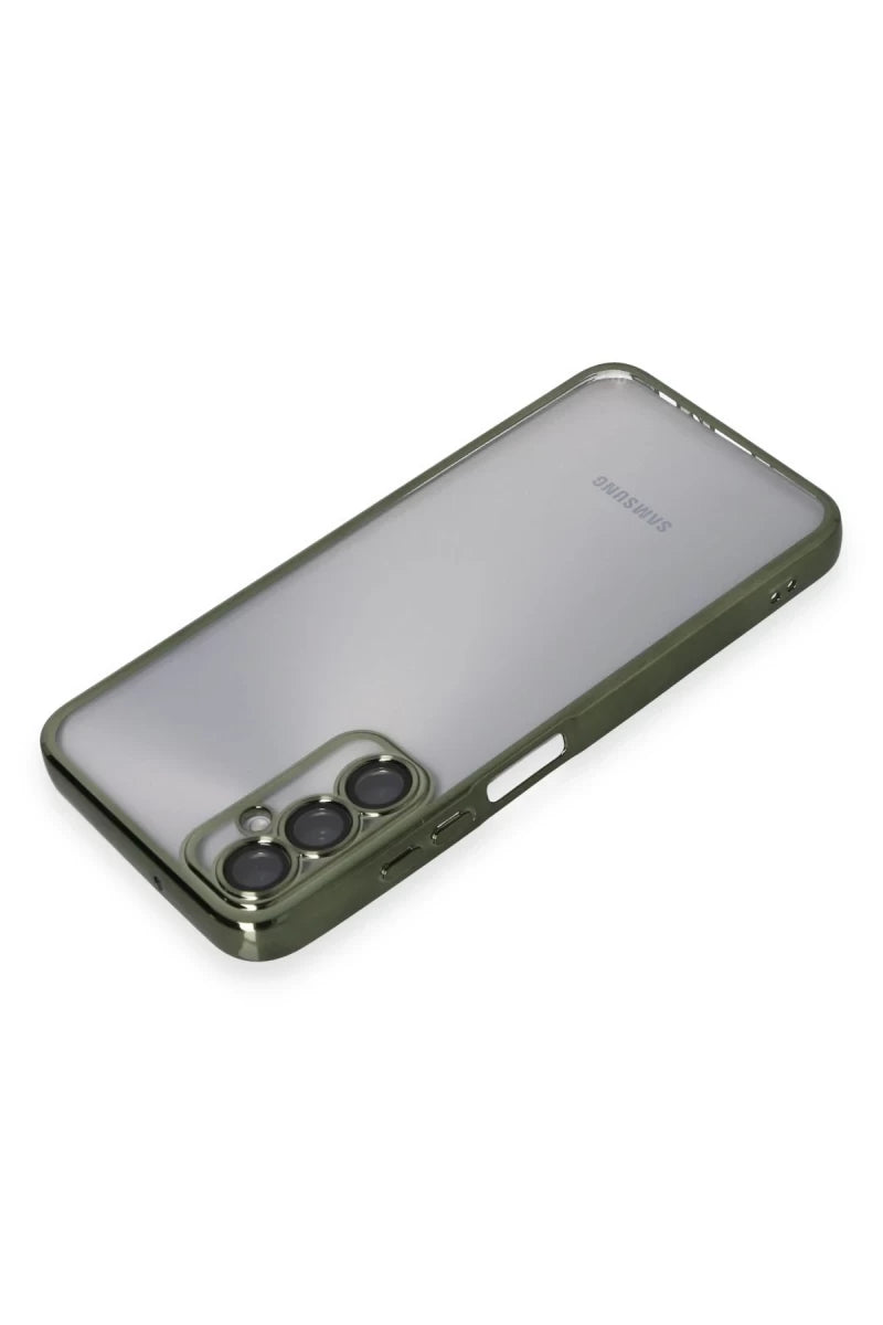 Samsung Galaxy A05S Kılıf Razer Lensli Silikon - Yeşil