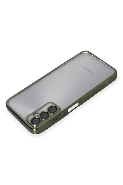 Samsung Galaxy A05S Kılıf Razer Lensli Silikon - Yeşil