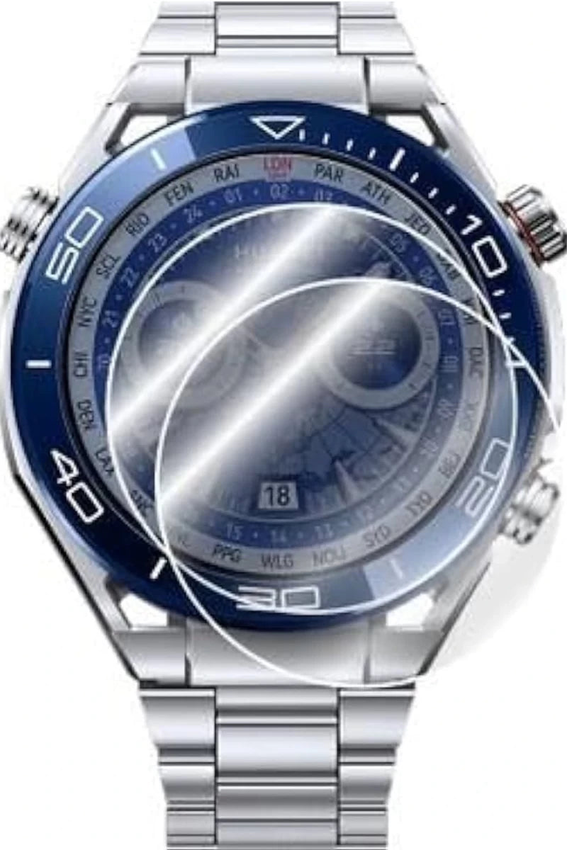 Huawei Watch Ultimate Polymer Nano Ekran Koruyucu - Şeffaf