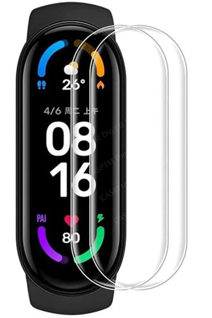 Xiaomi Mi Band 5 Polymer Nano Ekran Koruyucu - Şeffaf