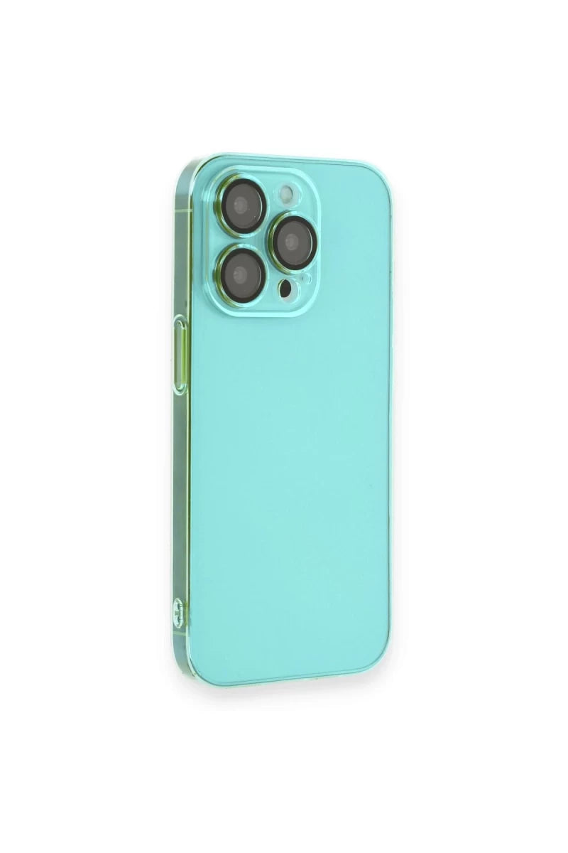 Apple iPhone 13 Pro Max Kılıf Armada Lensli Kapak - Yeşil