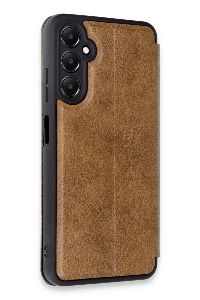 Samsung Galaxy A25 5G Kılıf Flip Cover - Taba