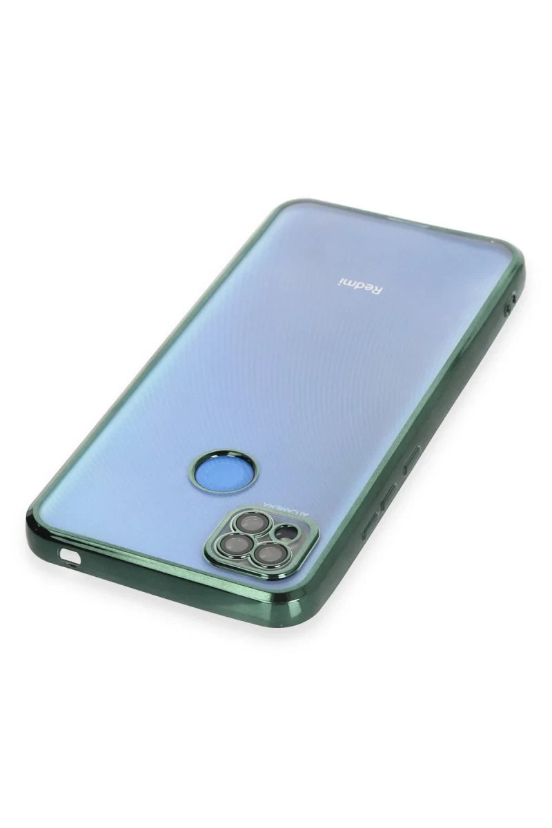 Xiaomi Redmi 9C Kılıf Razer Lensli Silikon - Yeşil