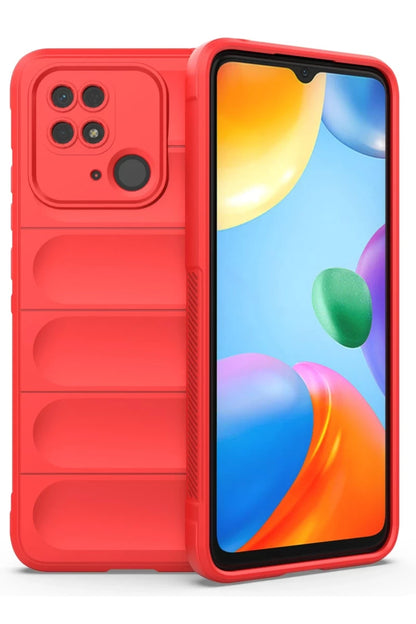Xiaomi Redmi 10C Kılıf Optimum Silikon - Kırmızı