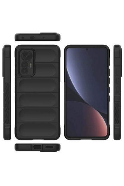 Xiaomi Mi 12 Lite Kılıf Optimum Silikon - Siyah
