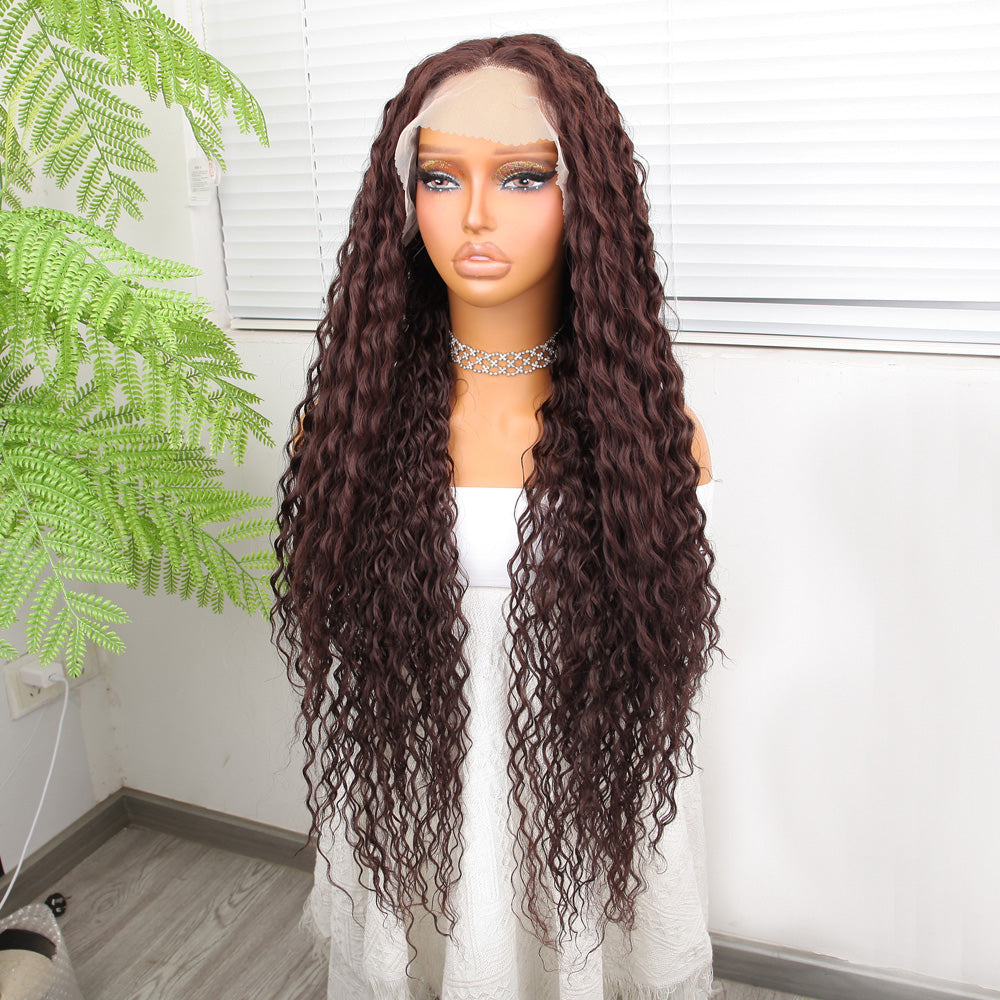 Afro Daa Kahve Fiber Sen Tül Peruk