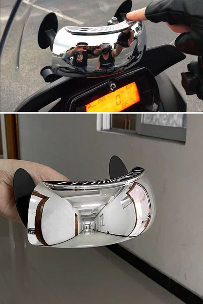 BUFFER® Motosiklet İçin Islanmaya Dayanıklı Geniş Açı Görme ve Kör Nokta Aynası