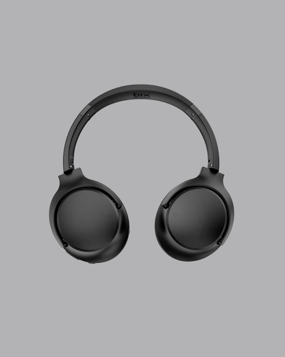 Siyah Kablosuz Bluetooth Kulaklık 300 mAh Hızlı Şarj Katlanabilir Pedli Yeni Nesil
