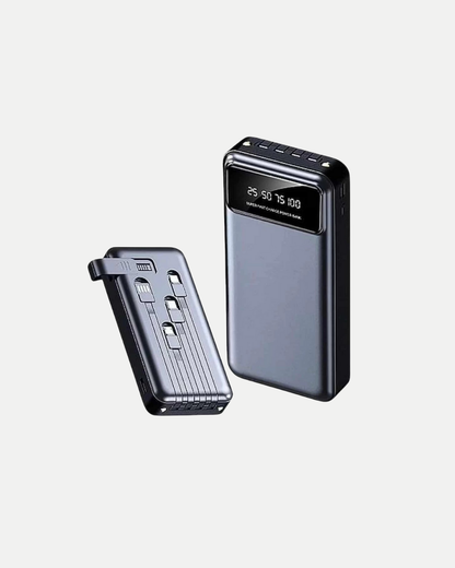 Powerbank 20000 mAh 4 Çıkışlı Hızlı Şarjlı ve LED Göstergeli
