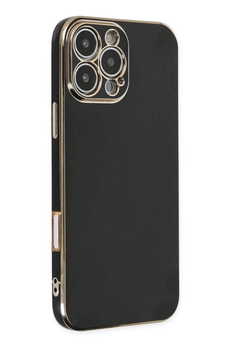 Apple iPhone 16 Pro Kılıf Volet Silikon - Siyah