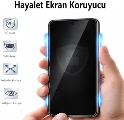 Poco X8 Pro Max Hayalet Ekran Koruyucu 9H Nano Tam Gizlilik