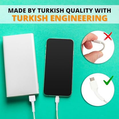 Gorilla Case 16 Parça Şarj Kablosu Koruyucu, iPhone için USB C Şarj Kablosu Koruyucu, Şarj Kablosu Koruyucu, Kablo Tutucu Klipler, Kablo Koruyucu, iPhone Şarj Cihazı için Kablo Koruyucu