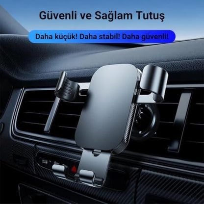 Metal Age Sarsılmaz Havalandırma İçin Ayarlanabilir Metal Araç İçi Telefon Tutucu Araç Tutucu