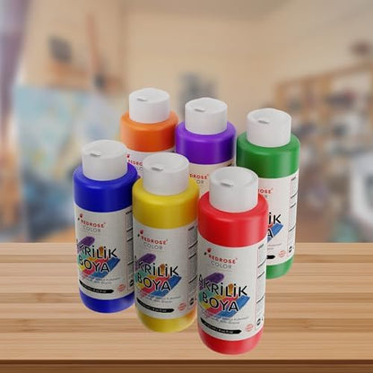 Ara Renkler Akrilik Boya 6'lı Set 6x120 ml