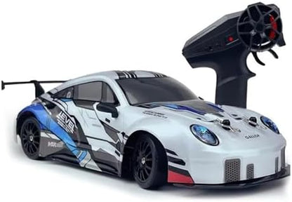 Oyuncak Uzaktan Kumandalı RC Drift Arabası, Şarjlı, Işıklı, Full Fonksiyon,Drift Atabilen Araba 4 Adet Kuka 4 Adet Drift Tekeri 2.4 GHz Kumanda Drift Arabası Model (Mavi)