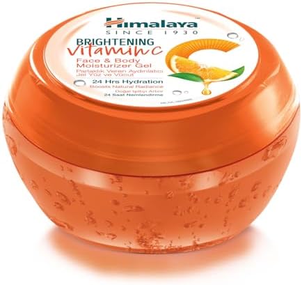 Himalaya Since 1930 Aydınlatıcı C Vitamini Yüz ve Vücut Nemlendirici Jel 300 ml | Nemlendirici ve Işıltı Artırıcı | Tüm Cilt Tipleri İçin