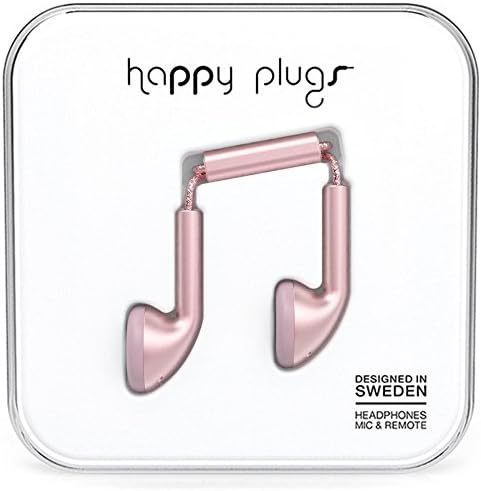 Happy Plugs Kulak içi Kulaklık Pink Gold 7835