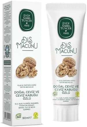 Doğal Ceviz Özlü Diş Macunu, Ceviz Aromalı, 90ml