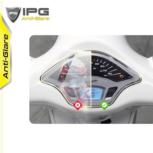 Vespa 2015-2024 Primavera 150 Gösterge Paneli için IPG Anti-Glare Parlama Önleyici Mat Ekran Koruyucu