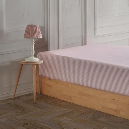 Soley | Mix & Match | Oriana |%100 Pamuklu Tek Kişilik 160 x 240 Çarşaf Pembe