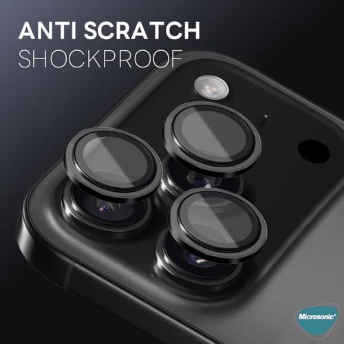 Apple iPhone 17 Pro Max Tekli Kamera Lens Koruma Camı Gümüş [iPhone 17 Pro Max ile Uyumlu Ekran Koruyucu - Gümüş]