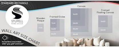 Stupell Industries Leke Çıkarma Referans Kılavuzu Tipografi Çerçeveli Giclee Sanat Tasarımı Sanatçı Tarafından Yazılı ve Çizgili