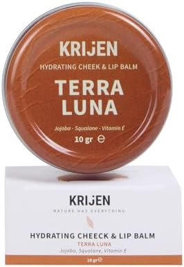 Terra Luna Bronz Renkli Dudak & Yanak Balmı | Bitkisel Krem Allık&ruj&far