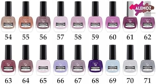 Keratin Nail Glitter No: 409 - Keratin İçerikli Güçlendirici Parlak Oje