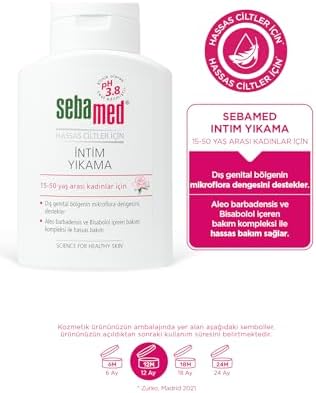 İntim Yıkama Jeli - Hassas Ciltler için ph 3.8 Dış Genital Bölge Temizleyici İntim Bakım Ürünü 200ml