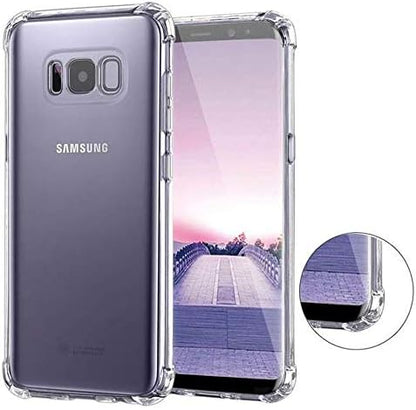 Galaxy S8 Plus İle Uyumlu Şeffaf Airbag Antishock Silikon Kılıf