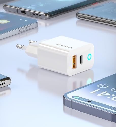 Blue Moon PD 30Watt Hızlı Şarj Aleti, A + C Girişli, Beyaz