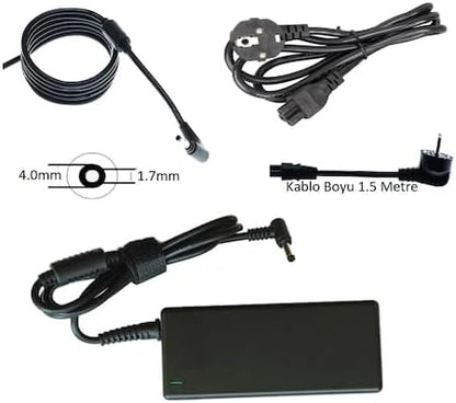 Notebook Adaptör - Pa-1450-55lu - Ideapad Slim 3-15ırh10r, V140-15ıwl, V14 G1-ıml 82na, V15 G2 Alc, V17 G3 Iap, 3-15ıau7, E41-20, 100s-11ıbr, Flex 3-11ıgl05 Muadili ile uyumlu PRS-045