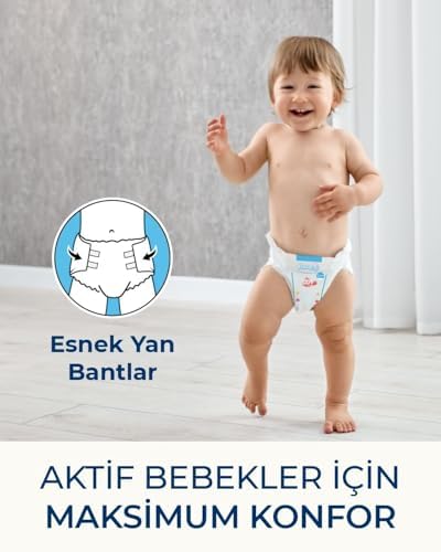 Bebek Bezi 7 Numara XX-Large (20-30 Kg) 18 Adet – Eko Paket, Yüksek Emicilik