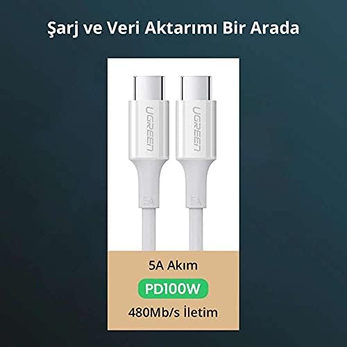 5A Type-C Şarj ve Data Kablosu 2 Metre
