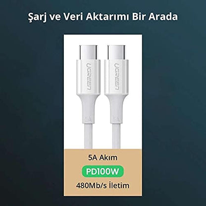 5A Type-C Şarj ve Data Kablosu 2 Metre