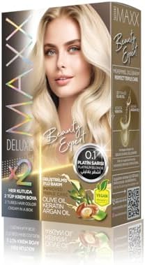 BEAUTY EXPERT HAIR COLOR (KERATİN)'Lİ 1 KUTU (2 X 50 ML) (Platin Sarısı 0.1)