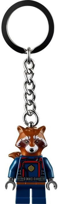 Süper Kahramanlar Roket Rakun Minifigür Anahtarlık 854296, Kahverengi, Small, Kahverengi, S