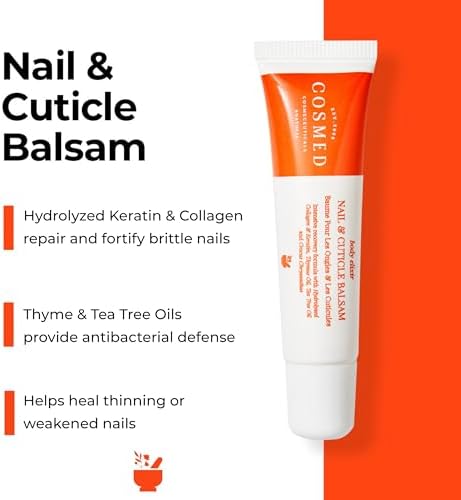 Cosmed Tırnak Dokusunu ve Kütikül Yapısını Destekleyen Bakım Balmı - Nail & Cuticle Balsam - 15 ml
