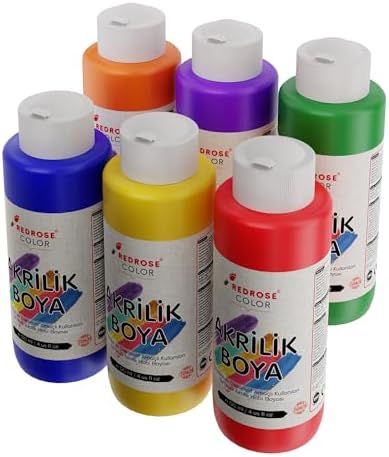 Ara Renkler Akrilik Boya 6'lı Set 6x120 ml