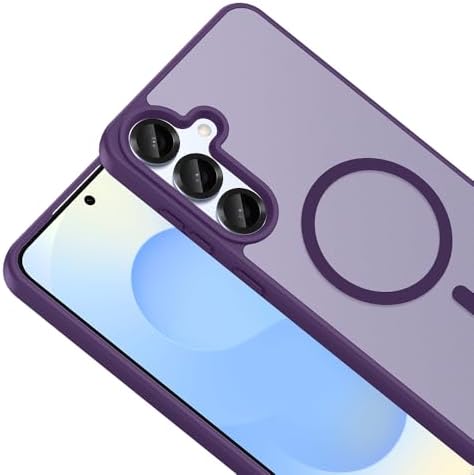 Spia Galaxy S25 FE ile Uyumlu Kılıf Kablosuz Derin Mor Vulga Sert Kapak Orijinal (Galaxy S25 FE ile Uyumlu, Kablosuz Derin Mor)
