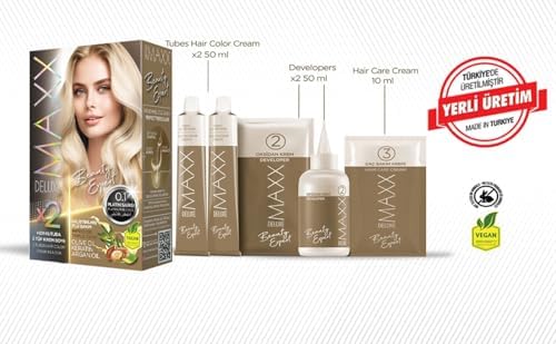 BEAUTY EXPERT HAIR COLOR (KERATİN)'Lİ 1 KUTU (2 X 50 ML) (Platin Sarısı 0.1)