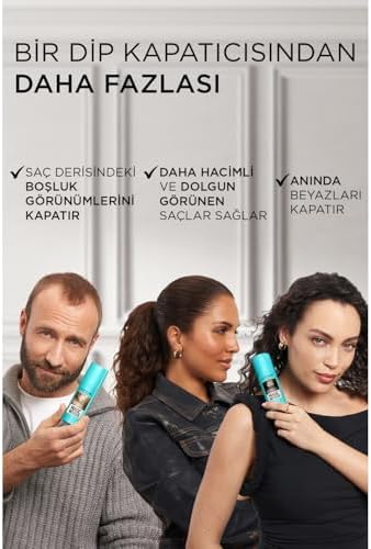 Retouch Beyaz Dipleri Kapatıcı Sprey 75 ml - Siyah