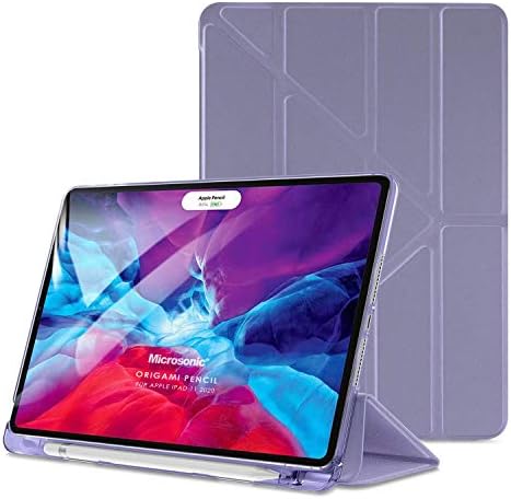 Apple iPad Pro 13 2025 için Kılıf (A3360-A3361) Origami Pencil Lila [iPad Pro 13 2025 ile Uyumlu Kılıf - Lila]