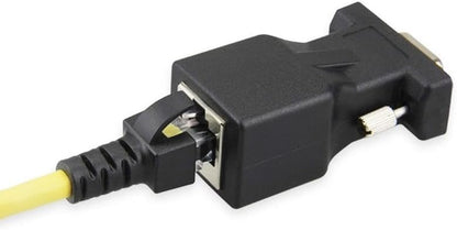 RS232 To RJ45 9 Pin Ethernet Adaptör Ekleme Ek Uzatıcı Extender Çevirici Dönüştürücü 30M