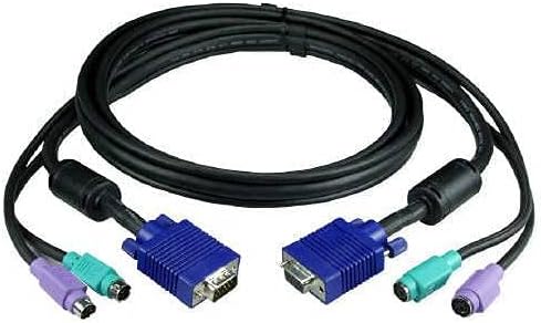 Platoon PS2 KVM SWITCH Kablosu Dişi Erkek VGA Erkek PS2