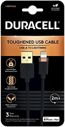 2m Lightning To Usb-A Örgülü Şarj Kablosu - Siyah