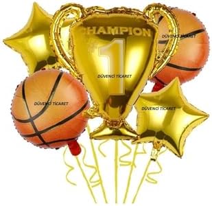 Basketbol Kupa Folyolu Balon Set