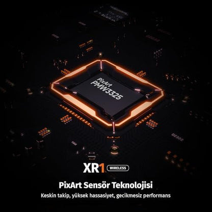 Section XR1 Kablosuz Oyuncu Mouse, 10000 DPI, RGB Aydınlatma, 6 Tuş, 2.4G + Bluetooth + Kablolu, Type-C Şarjlı